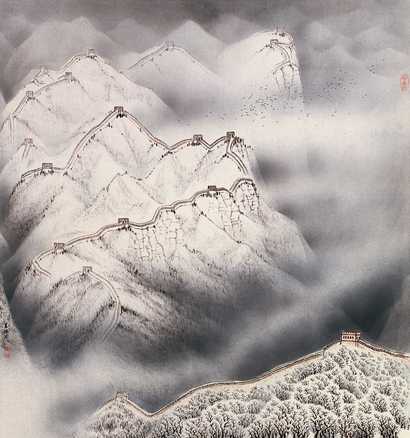 王绍明 雪景图 立轴